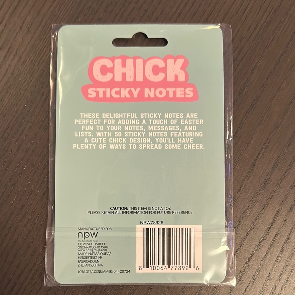 Chick Sticky Notes - Yellow - Picture 2 of 4